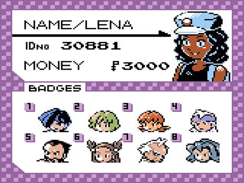 Pokémon Crystal Clear estilo GBC