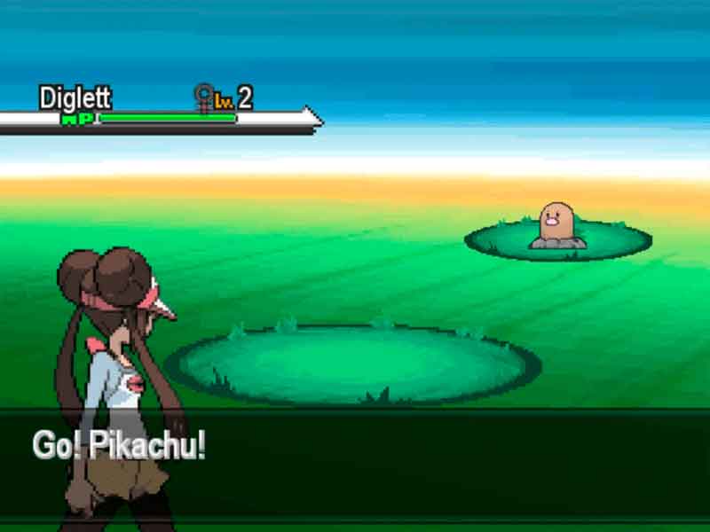 Pokémon Wild Mihu con Gráficos 3DS