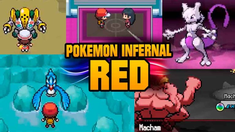 Pokémon infernal red batallas 3Ds