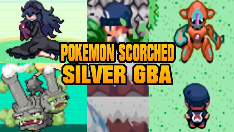 Pokemon Scorched Silver GBA